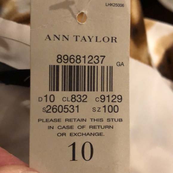 NWT $158 Ann Taylor Silky Sexy V-Neck Sleeveless Dress Size 10 - Picture 14 of 14